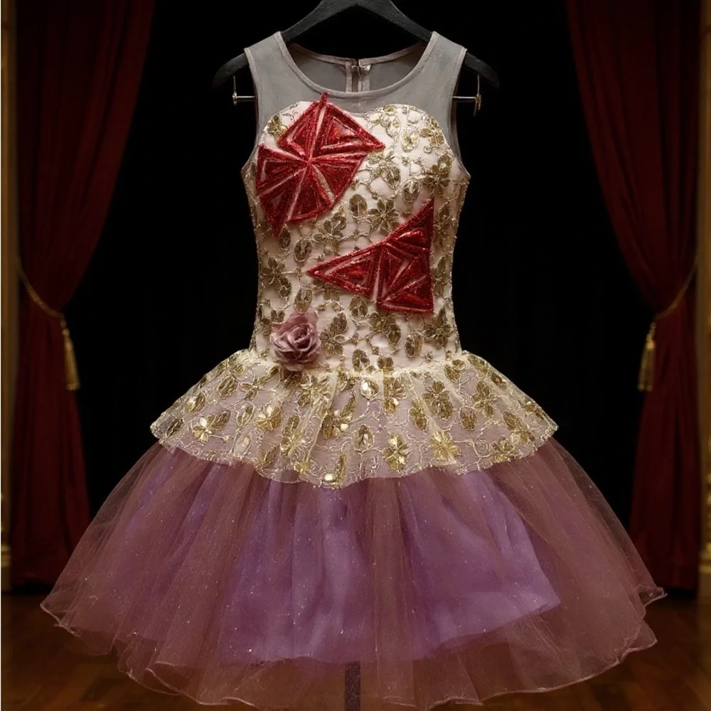 Weissman Kids Costume with Red and Gold Details